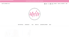 Desktop Screenshot of miafashions.com